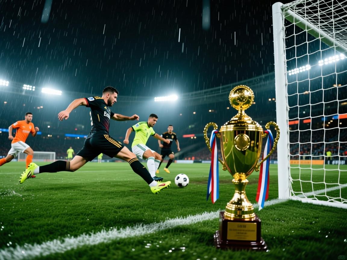 足球赛场焦点！巴西队对阵阿根廷队，激战正酣，豪门对决再度上演